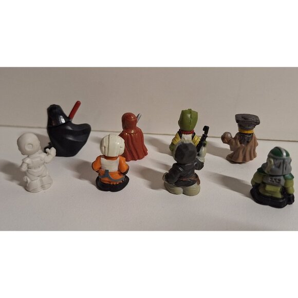 22 Star Wars Micro Force Squinkies Lot With AT-AT & Spaceship & Accessories - Picture 7 of 9